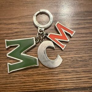 MCM Letter Keychain / Bag Charm